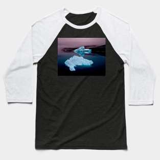 Arctic Icebergs Baseball T-Shirt